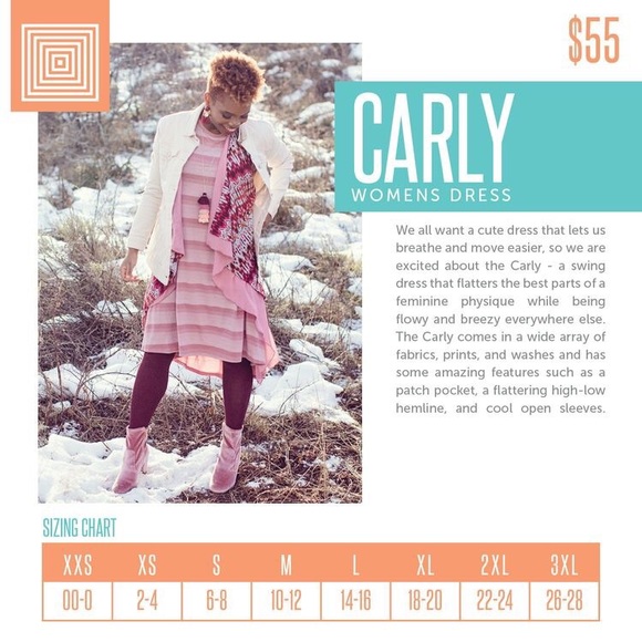 LuLaRoe Carly Dress - Picture 3 of 3